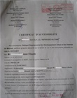 Certificat d'accessibilité